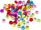 Ronde letterkralen, diverse kleuren, d: 7 mm, gatgrootte 1-2 mm, 0,0 gr/ 1 doos
