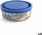 Ronde Lunchtrommel met Deksel Borgonovo Igloo Blauw 320 ml ø 11 x 5 cm (12 Stuks)