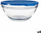 Ronde Lunchtrommel met Deksel Chefs Blauw 2,5 L 23,7 x 10,1 x 23,7 cm (4 Stuks)