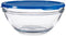Ronde Lunchtrommel met Deksel Chefs Blauw 2,5 L 23,7 x 10,1 x 23,7 cm (4 Stuks)