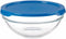 Ronde Lunchtrommel met Deksel Chefs Blauw 595 ml 14 x 6,3 x 14 cm (6 Stuks)