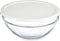 Ronde Lunchtrommel met Deksel Chefs Wit 1,7 L 21 x 9 x 21 cm (4 Stuks)
