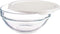 Ronde Lunchtrommel met Deksel Chefs Wit 595 ml 14 x 6,3 x 14 cm (6 Stuks)