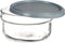Ronde Lunchtrommel met Deksel Grijs Plastic 415 ml 12 x 6 x 12 cm (24 Stuks)
