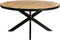 Ronde mango eettafel 'Square Art Spider'-Ø150 cm