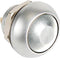 RONDE METALEN DRUKSCHAKELAAR MET WIT KAPJE - 1P SPST OFF-(ON) (R1398W)