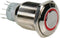 RONDE METALEN SCHAKELAAR SWITCH SPDT 1NO 1NC - RODE RING (R1610R)