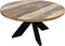 Ronde salontafel - mangohout/ijzer