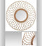 Ronde Spiegel | 56 cm doorsnede | Rotan | Wandspiegel | Wanddecoratie | VT wonen |