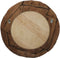 Ronde spiegel - 90x9010 - naturel - teak