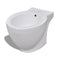 Ronde staande keramieken bidet (wit)