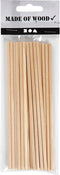 Ronde stokken 15 cm x 4 mm 20 stuks