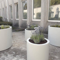Rondus ronde Aluminium plantenbakken Lengte: 350 Hoogte: 1000