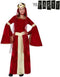Rood met goud koninginnen kostuum voor meisjes - Verkleedkleding - Maat 122/134