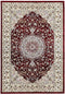 Rood vloerkleed - 140x200 cm - A-symmetrisch patroon - Landelijk