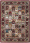 Rood vloerkleed - 160x230 cm - A-symmetrisch patroon - Landelijk
