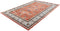Rood vloerkleed - 240x330 cm - Gebloemd A-symmetrisch patroon - Landelijk