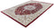 Rood vloerkleed - 80x150 cm - A-symmetrisch patroon - Landelijk