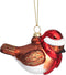 Roodborstje kerstbal - Sass & Belle