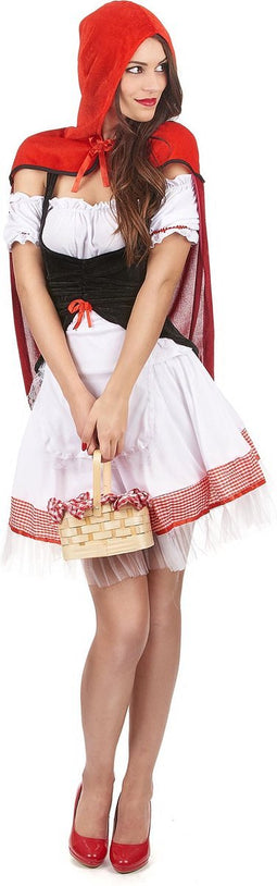 "Roodkapje kostuum voor vrouwen - Verkleedkleding - XS/S"
