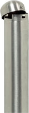 Rookpaal H100cm Roestvrij Staal Exclusief Basis