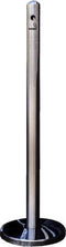 Rookpaal H100cm Roestvrij Staal Exclusief Basis