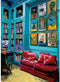 Room With Red Sofa