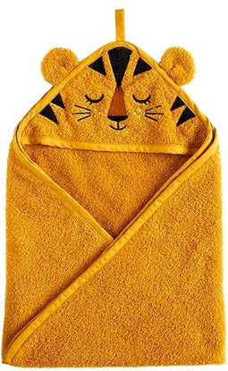 Roommate - Badcape met Oortjes - Badcapes - Tiger Okergeel