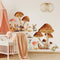Roommates Mushroom Muursticker Junior 83,51 X 127 Cm Bruin