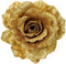 Roos polyester d12h7 cm goud