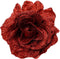Roos polyester d12h7 cm rood
