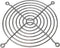 ROOSTER VOOR VENTILATOR 120 x 120mm (G120)
