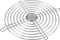 ROOSTER VOOR VENTILATOR 172 x 150 mm (G170)