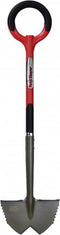Root Slayer Edger, Halvemaanvormige tuinschep met vlijmscherpe messen - tuingereedschap, tuinschop, bats, spade, schep, schop,