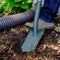 Root Slayer Trench Spade, Geulspade met zaag – Multifunctionele gleuven schop met zaag en mes – Tuingereedschap voor het graven van geulen en sleuven – Schep met steel en wortelzaag voor tuinieren - Boomwortelspade