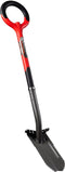 Root Slayer Trench Spade, Geulspade met zaag – Multifunctionele gleuven schop met zaag en mes – Tuingereedschap voor het graven van geulen en sleuven – Schep met steel en wortelzaag voor tuinieren - Boomwortelspade
