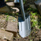 Root Slayer Trench Spade, Geulspade met zaag – Multifunctionele gleuven schop met zaag en mes – Tuingereedschap voor het graven van geulen en sleuven – Schep met steel en wortelzaag voor tuinieren - Boomwortelspade