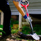 Root Slayer Trench Spade, Geulspade met zaag – Multifunctionele gleuven schop met zaag en mes – Tuingereedschap voor het graven van geulen en sleuven – Schep met steel en wortelzaag voor tuinieren - Boomwortelspade
