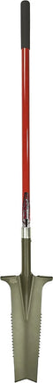 Root Slayer, XL Drainage tuinschep met lang blad – Multifunctionele tuinschop met zaag en mes – Extra lange Spade – Tuingereedschap – Schop & wortelzaag voor tuinieren - Boomwortelspade