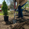 Root Slayer, XL Tuin Spade met lang blad – Multifunctionele tuinschop met zaag en mes – Extra lange tuinschep – Tuingereedschap – Schop & wortelzaag voor tuinieren - Boomwortelspade
