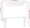 vidaXL - Hoofdbord - Eenvoudig - Ontwerp - Wit - 90 - cm - Faux - Leer