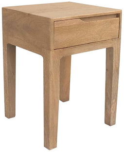 Bijzettafel STRAIGHT LINE Natuurlijk Mangohout 40 x 40 x 65 cm