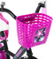 Zinnia Kinderfiets Meisjes 16 Inch Zwart met Zijwieltjes