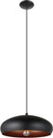 EGLO Mogano 1 - Hanglamp - E27 - Ø 40 cm - Zwart/Koper