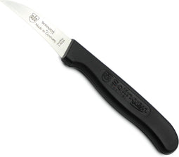 RÖR Solingen Aardappelschilmes - RVS - Krom - Lemmet 5.5 cm - Heft Kunststof Zwart - Anti Slip