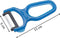 RÖR Solingen Dunschiller - RVS - Lemmet 5 cm - Heft Kunststof - Blauw Glitter