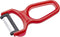 RÖR Solingen Dunschiller - RVS - Lemmet 5 cm - Heft Kunststof - Rood Glitter