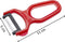 RÖR Solingen Dunschiller - RVS - Lemmet 5 cm - Heft Kunststof - Rood Glitter