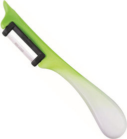 RÖR Solingen Dunschiller Star - Kunststof - Enkel Mes - 19 cm - Bi-color - Groen