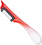 RÖR Solingen Dunschiller Star - Kunststof - Enkel Mes - 19 cm - Bi-color - Rood